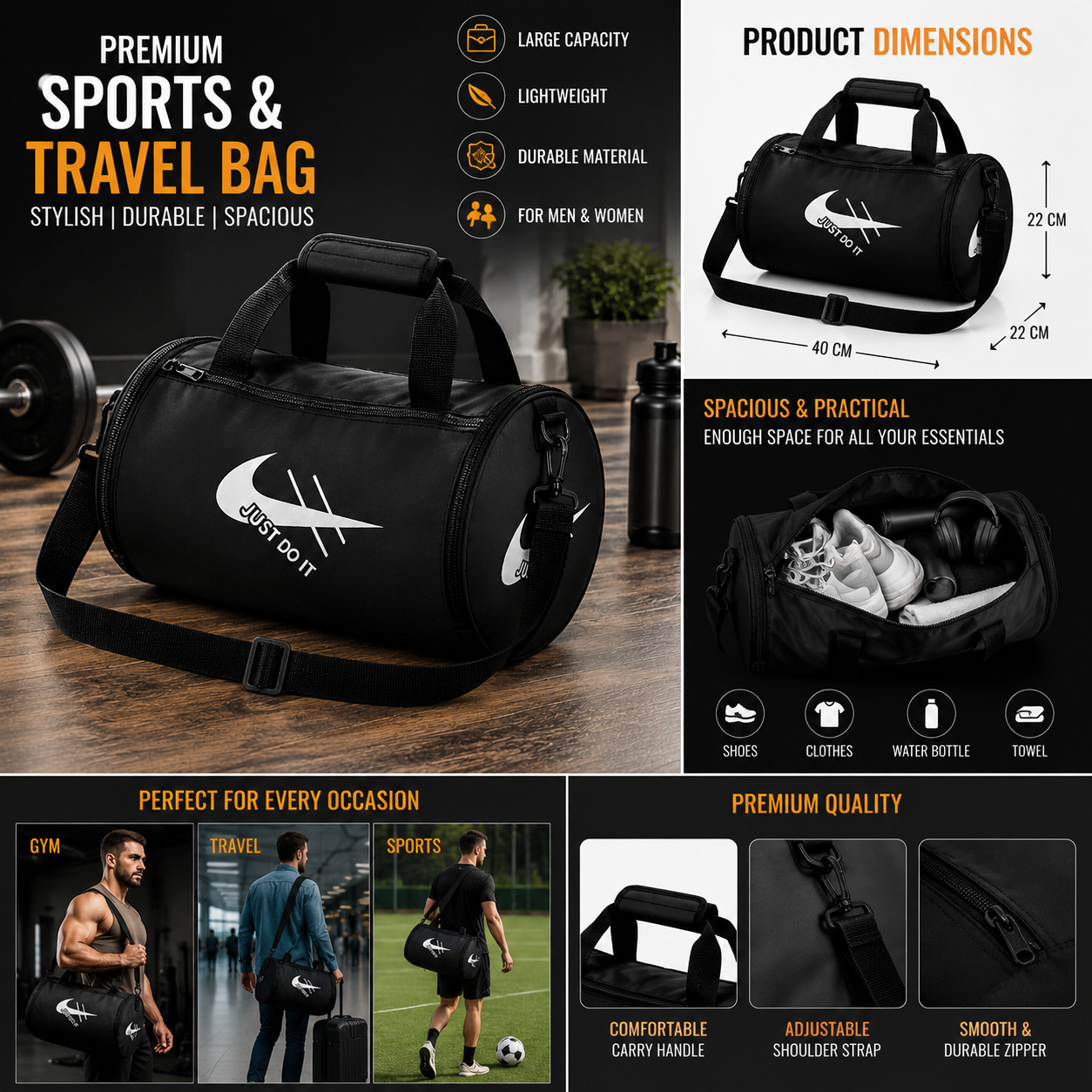 Gym Duffel Bag