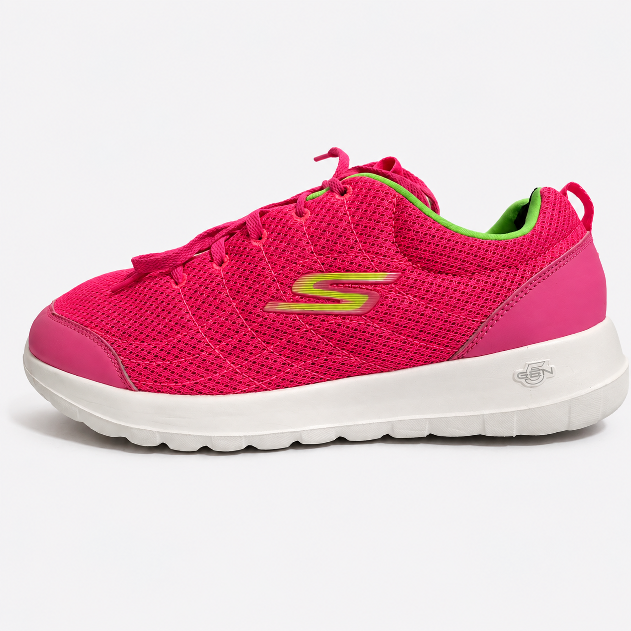 Pink Skechers Lightweight Walking Shoes for Women