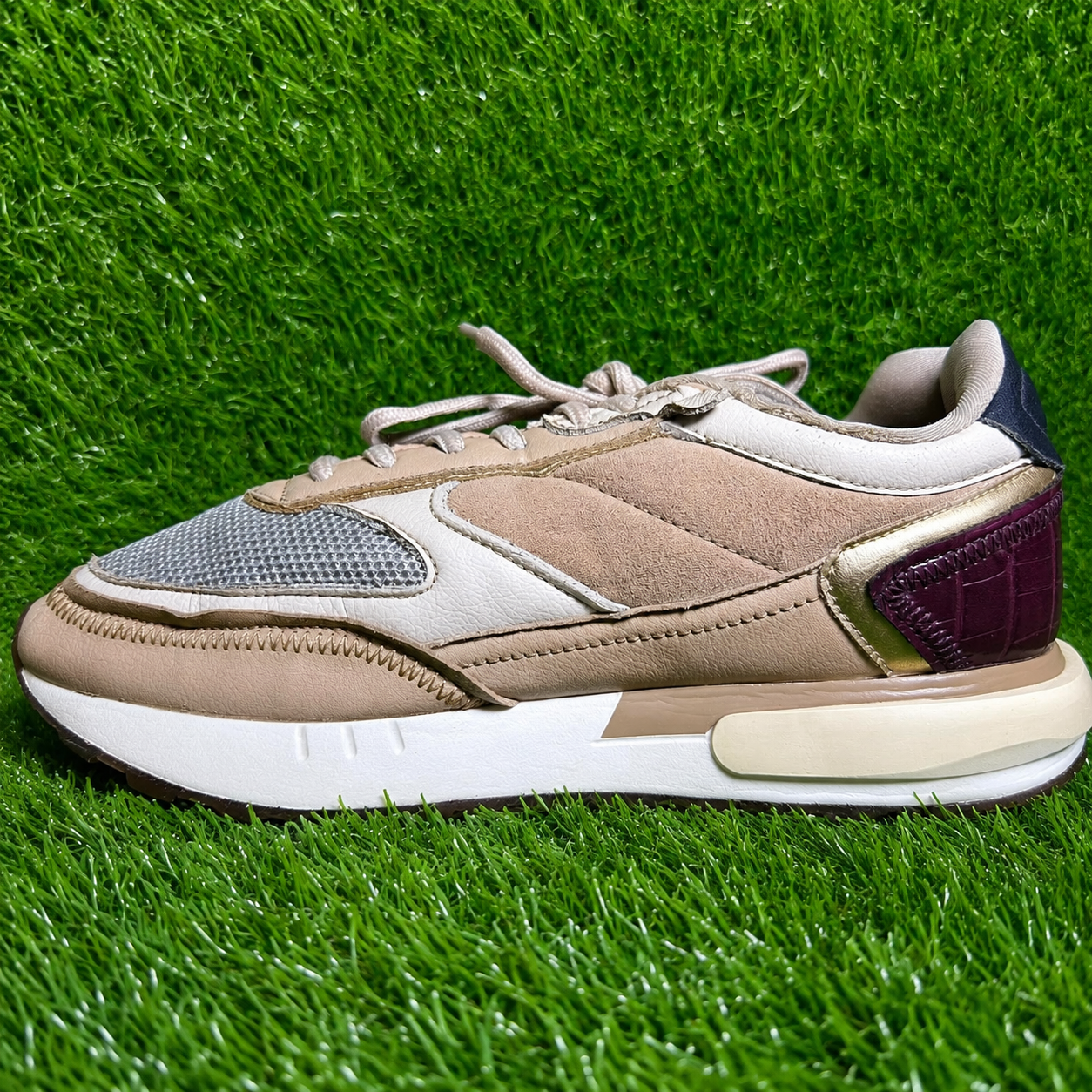 Premium Casual Chunky Sneakers for Men – Beige
