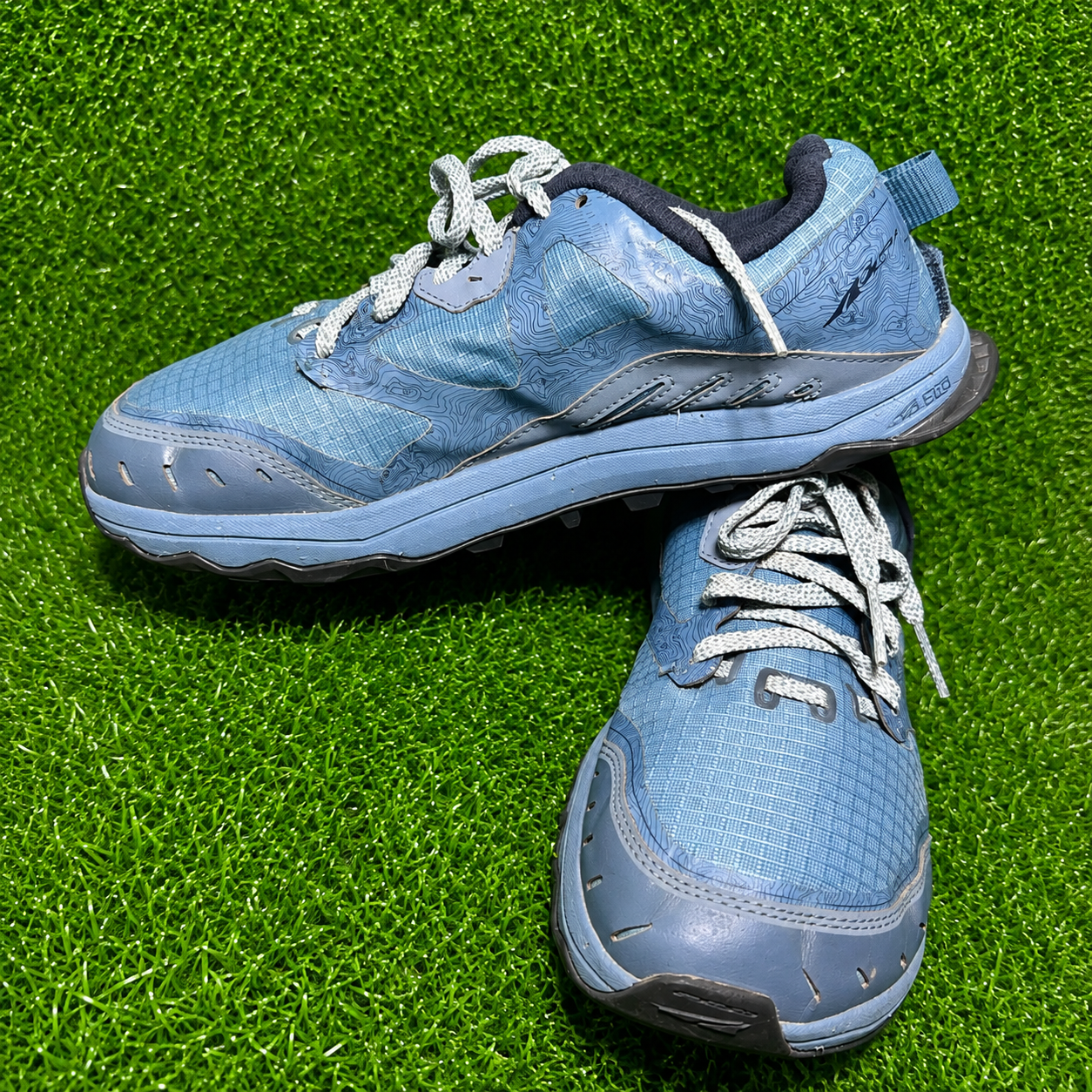 Blue Grey Outdoor Sports Running Shoes