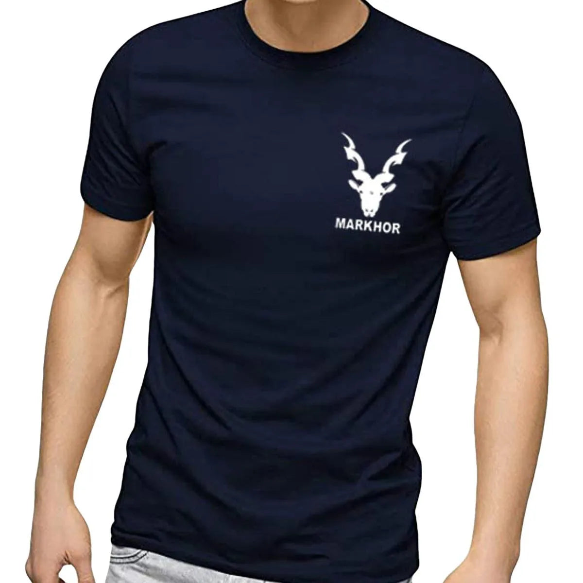 Markhor logo Printed Smart Fit